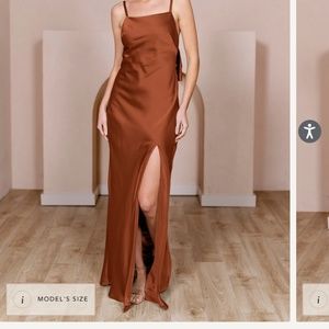 Steph/ Satin Revelry Bridesmaids Dress